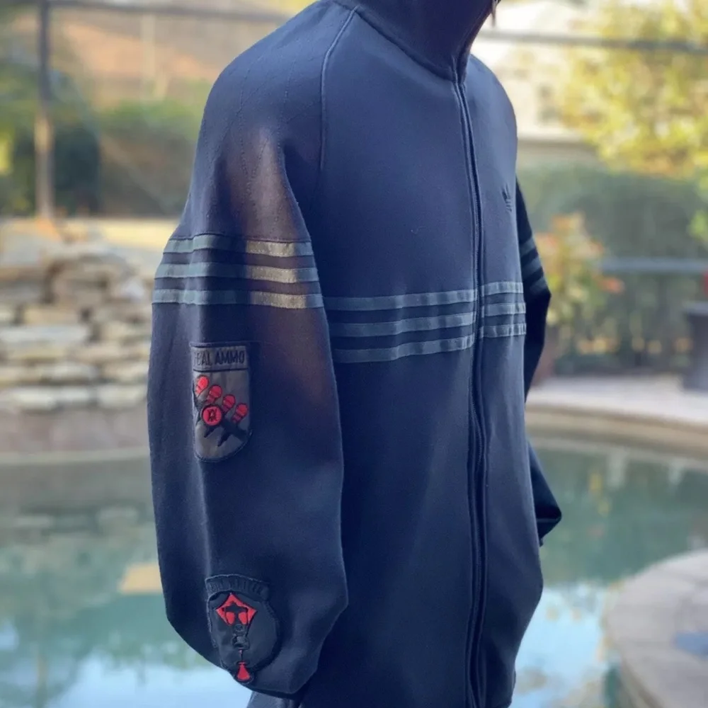 ADIDAS MEN'S 4-E QUILTED TT FULL‎ ZIP JACKET (SMALL)